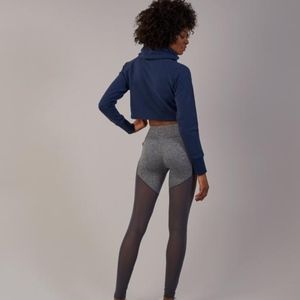 Gymshark Slouch Cropped Hoodie - Sapphire Blue NWT